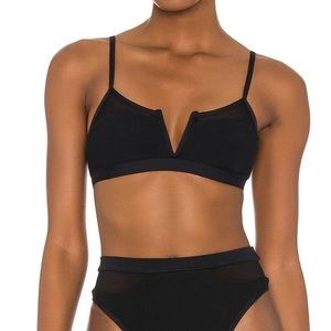 L*Space Sadie Bikini Top in Black